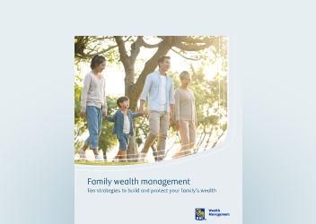 Family wealth guide cover page.