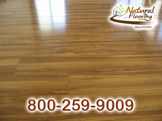 Exotic Walnut Glossy Laminate Floor