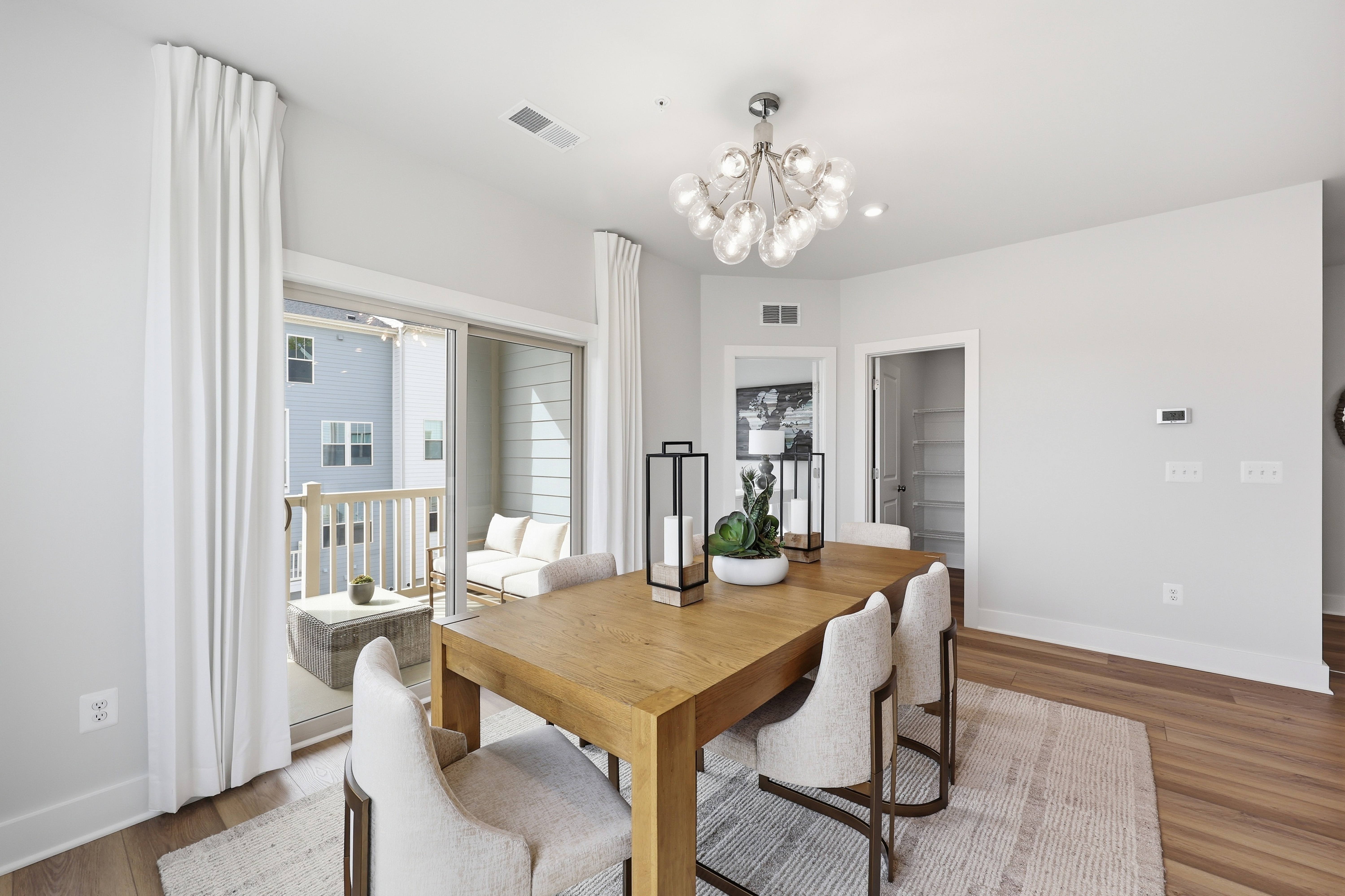 Dining area of the Julianne at Gayton Village