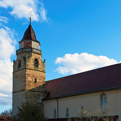 Stadtkirche Leonberg - Evangelische Kirchengemeinde Leonberg-Nord, Bei der Stadtkirche 3 in Leonberg