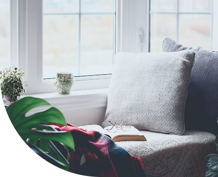 A beautiful window nook.