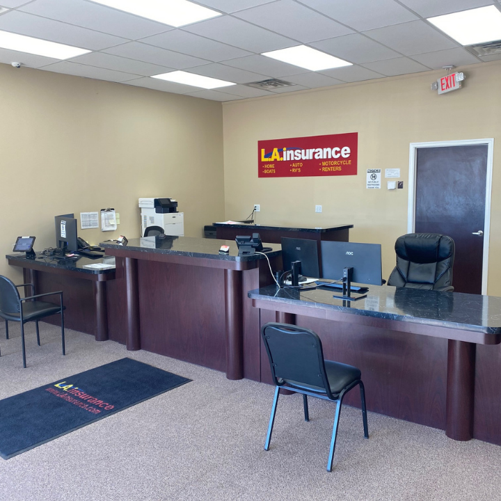 Interior of the L.A. Insurance located at 37041 Gratiot Ave in MI