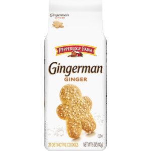Pepperidge Farm® Gingerman Cookies, Ginger Cookies, 5 oz. Bag featured image