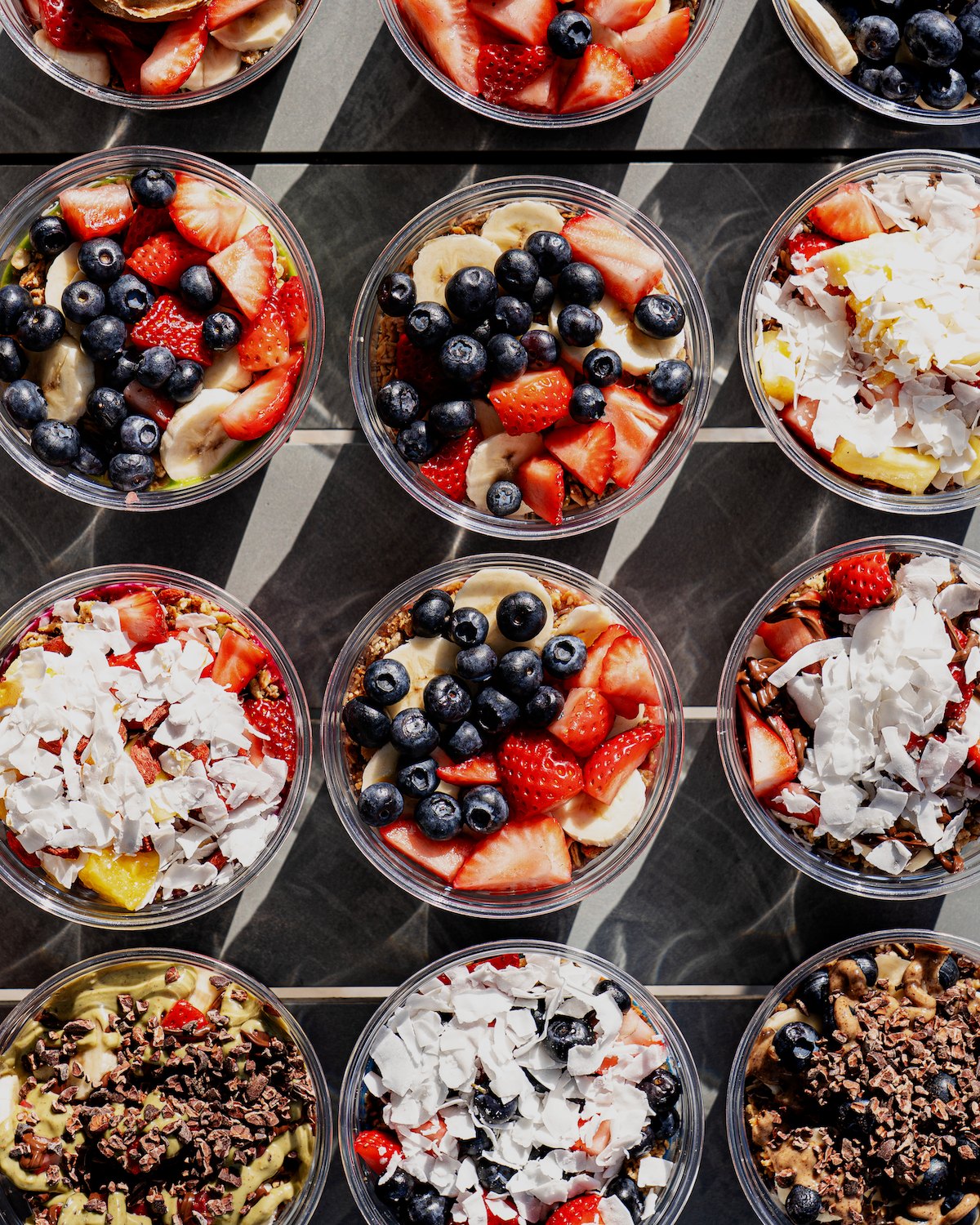 South Block serves handcrafted acai bowls, smoothies, and cold-pressed juices. Made to order, with clean whole ingredients.