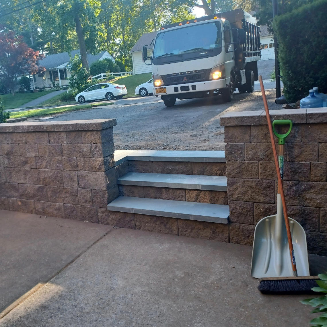 The Eagle Landscape - patio cleaning