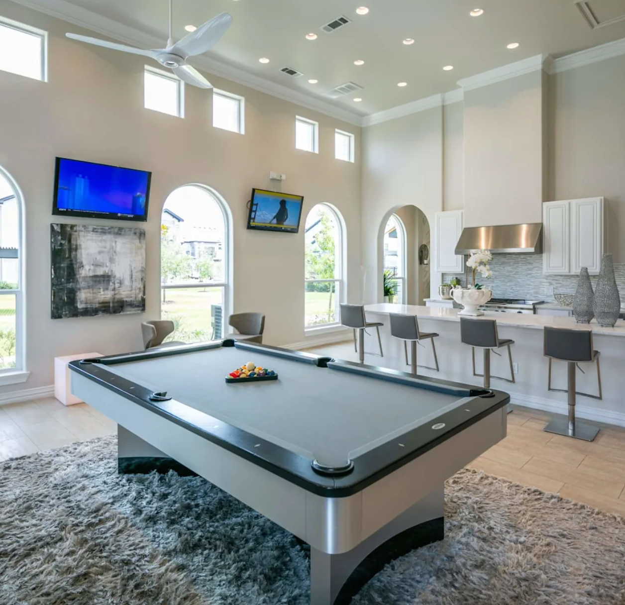 Gaming Area with Billiards