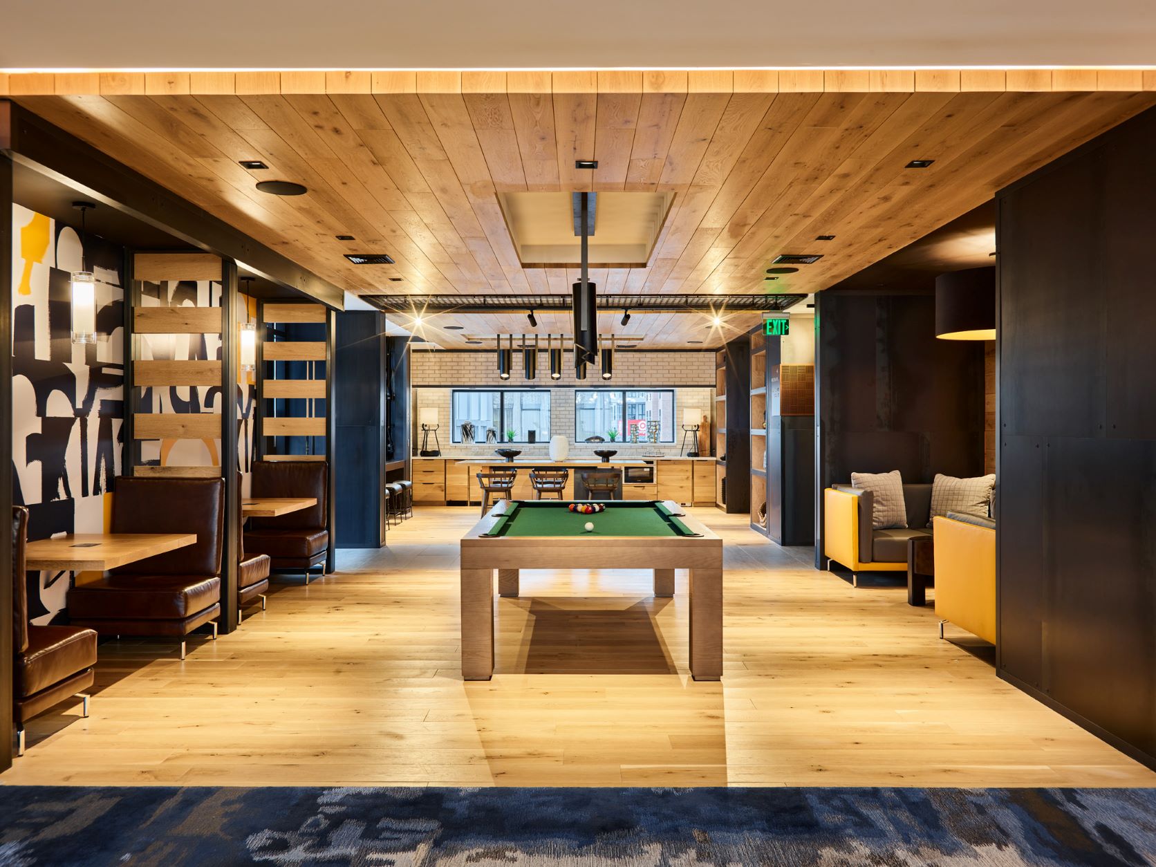 Enjoy a game of billards in the club lounge.