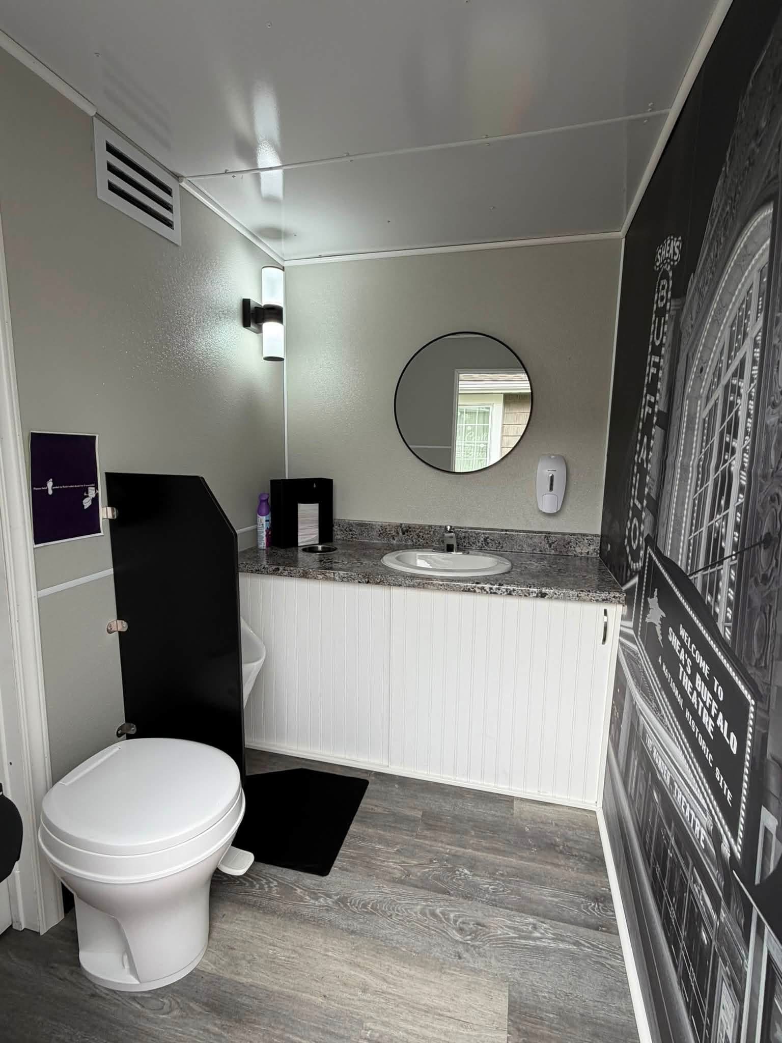 The restroom your guests will actually talk about—in the best way. Luxury restroom trailers from Close Call Rentals bring comfort and style to every celebration.