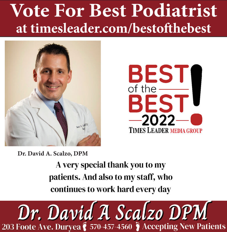 Podiatrist David A. Scalzo, DPM of David A. Scalzo, DPM, PC and Associates