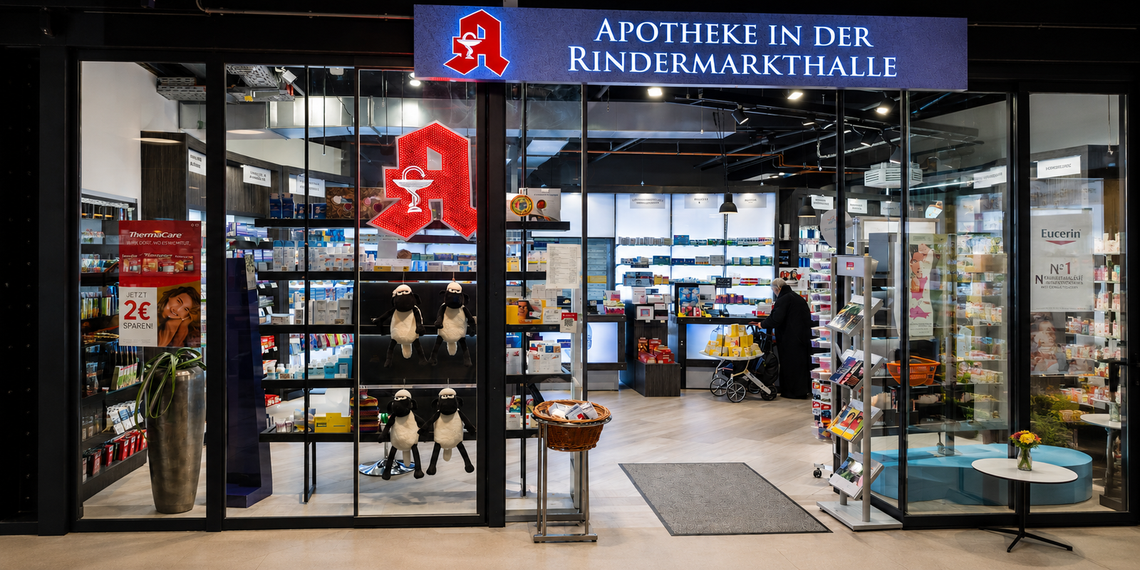 Apotheke in der Rindermarkthalle, Neuer Kamp 31 in Hamburg