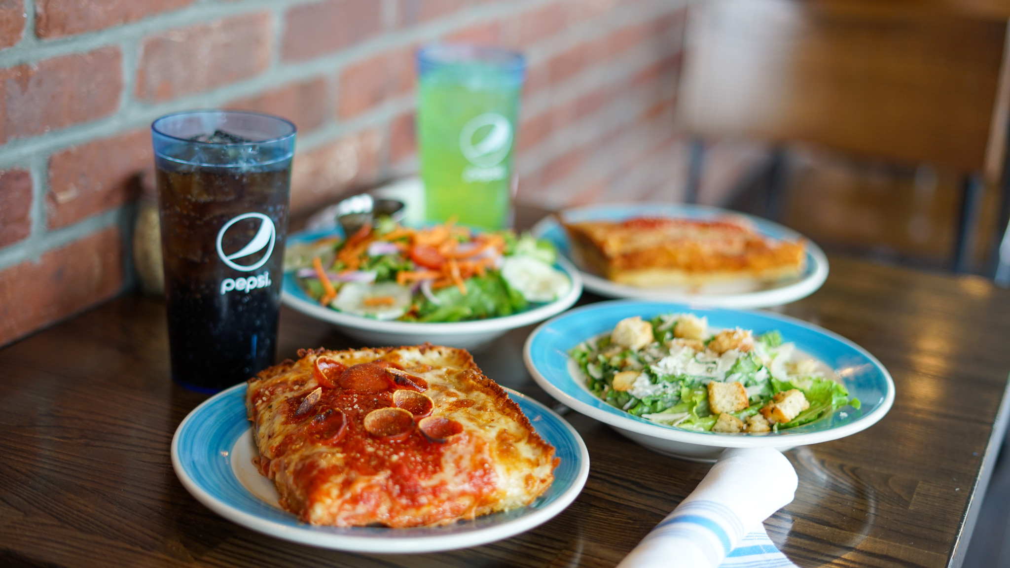 Pizza, Salad, Drink Lunch Special