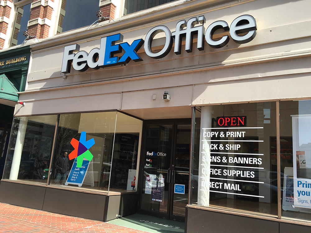 Exterior photo of FedEx Office location at 1383 Main St\t Print quickly and easily in the self-service area at the FedEx Office location 1383 Main St from email, USB, or the cloud\t FedEx Office Print & Go near 1383 Main St\t Shipping boxes and packing services available at FedEx Office 1383 Main St\t Get banners, signs, posters and prints at FedEx Office 1383 Main St\t Full service printing and packing at FedEx Office 1383 Main St\t Drop off FedEx packages near 1383 Main St\t FedEx shipping near 1383 Main St