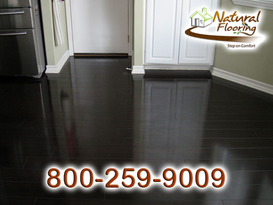 Black Walnut Glossy Laminate Floor