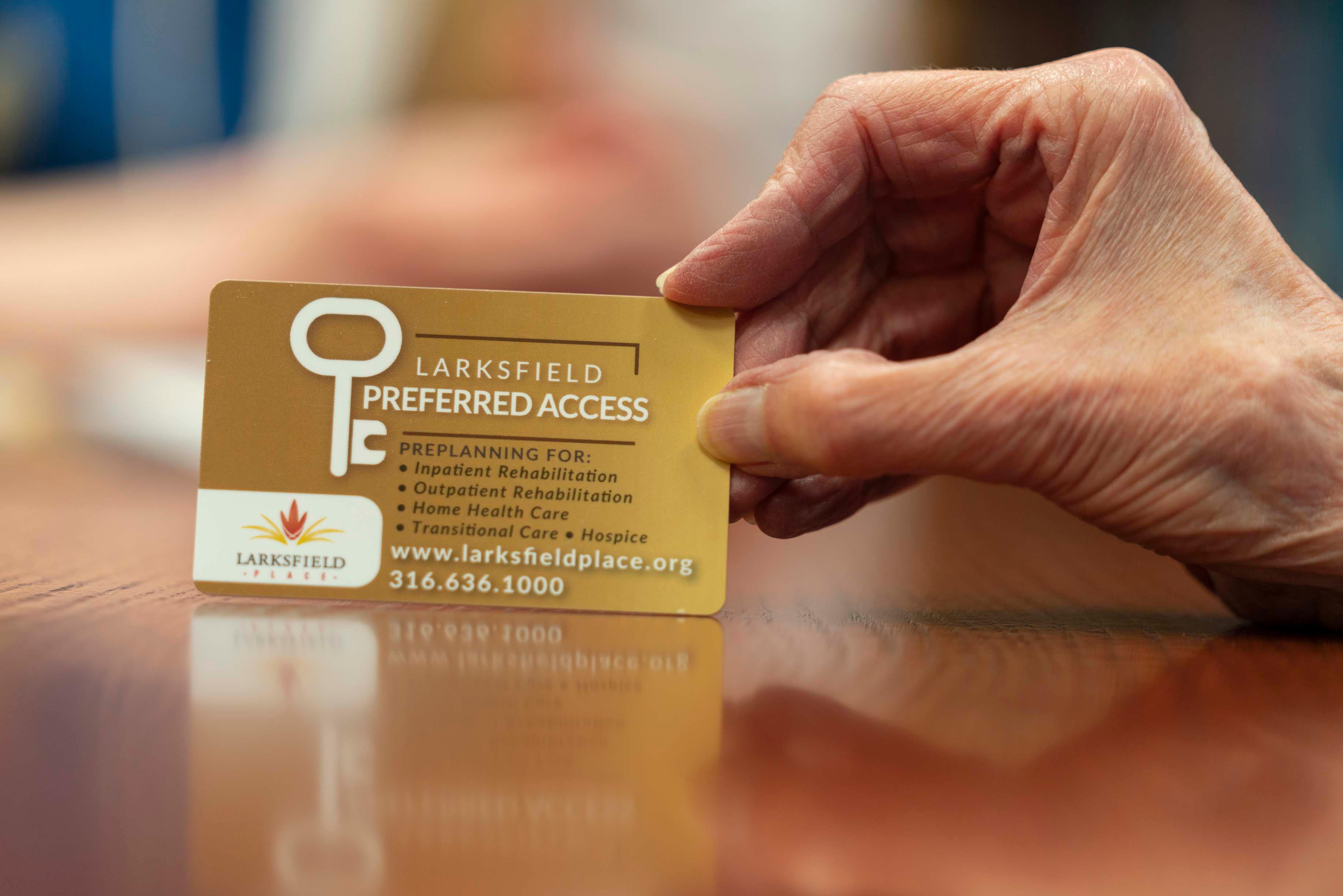 Larksfield Place Health Center PREFERRED Access Card