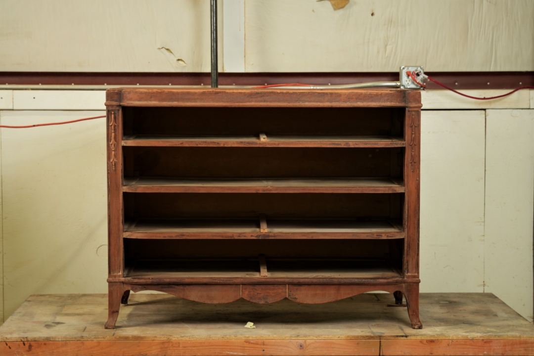 Antique Chest Before Restoration in Fort Collins - Front View