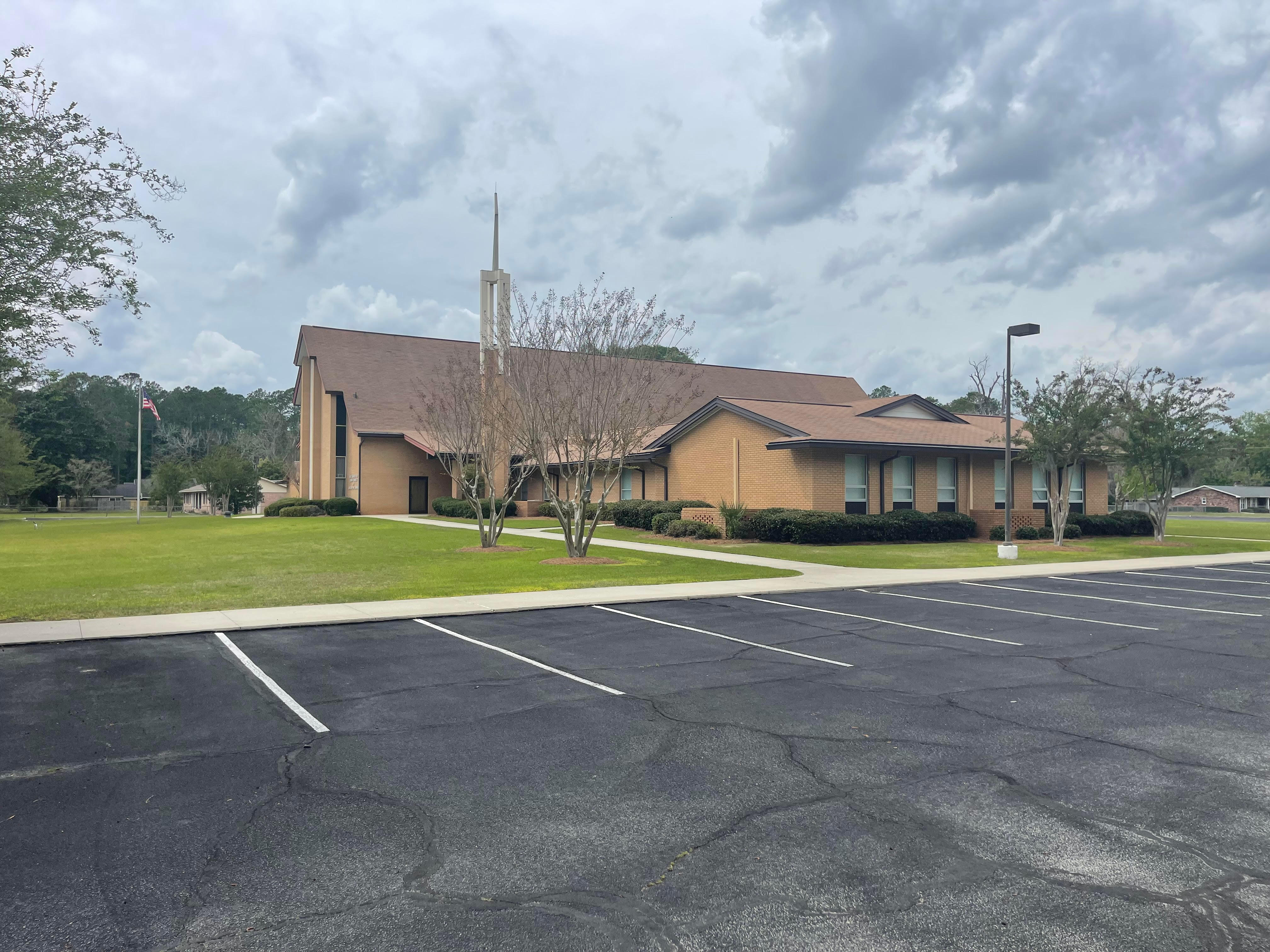 Parking lot view