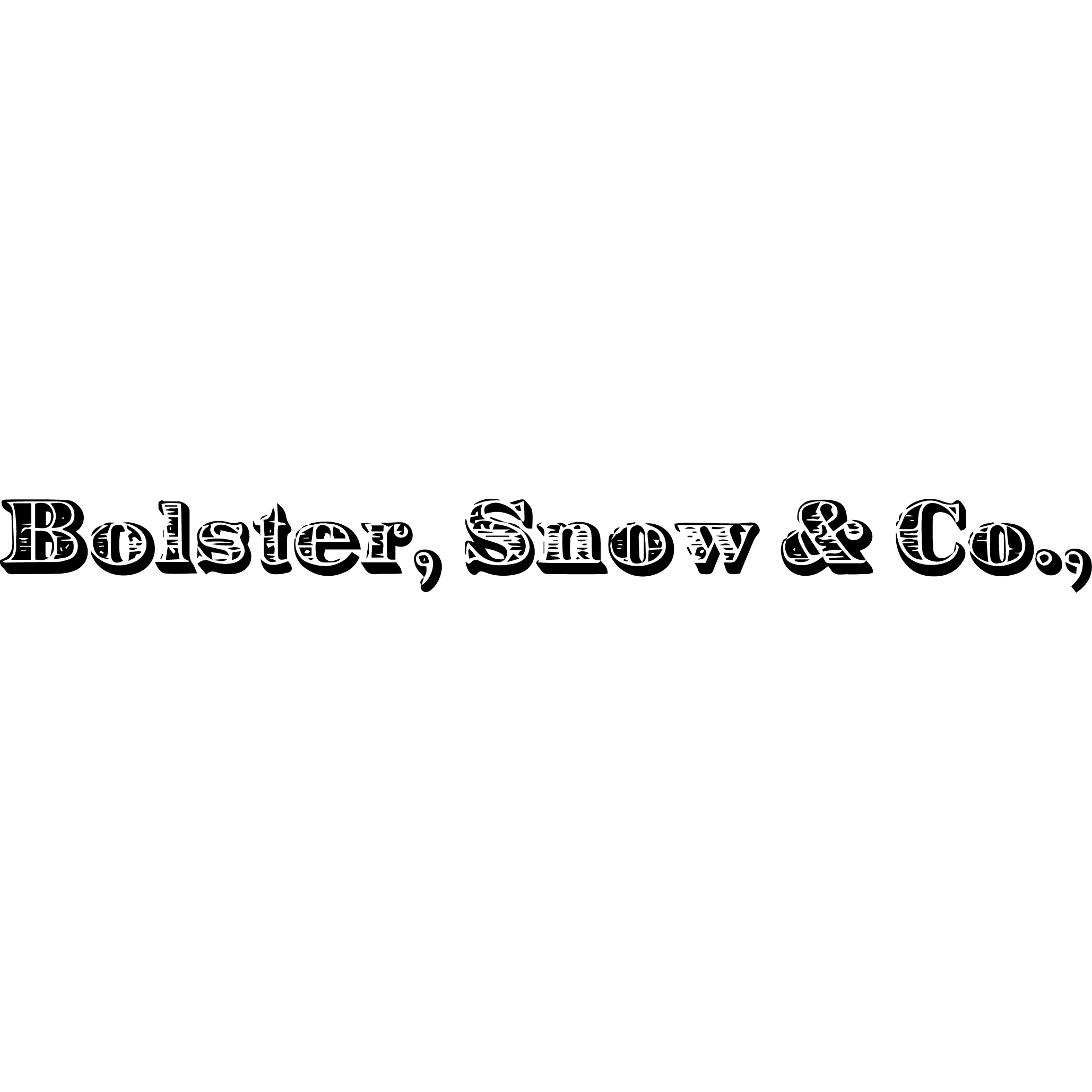 Bolster, Snow & Co