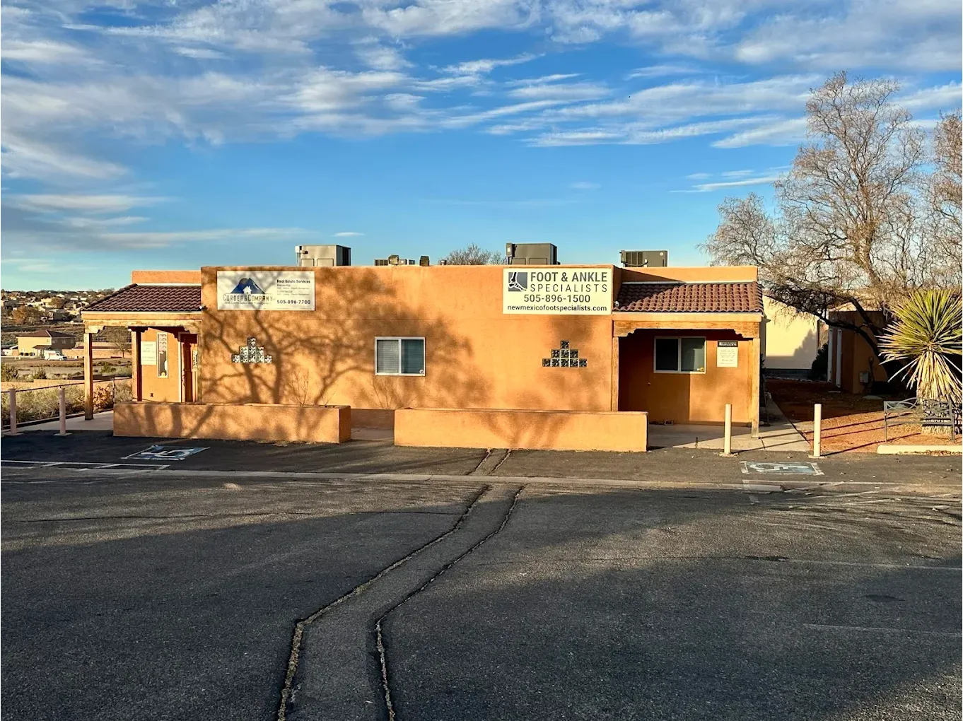 Foot & Ankle Specialists New Mexico, Rio Rancho clinic exterior.