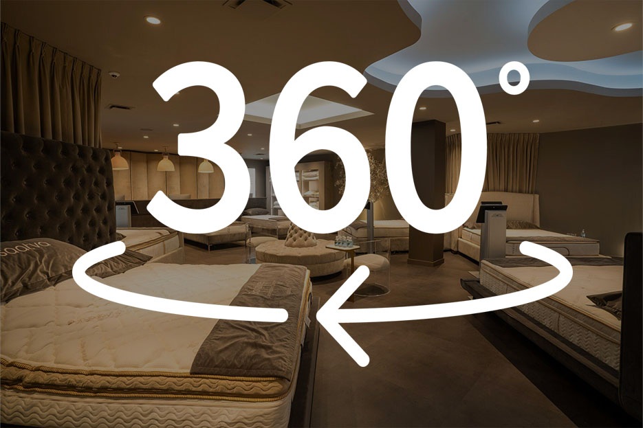 Interactive 3D virtual tour of the Saatva Viewing Room in New York, New York.