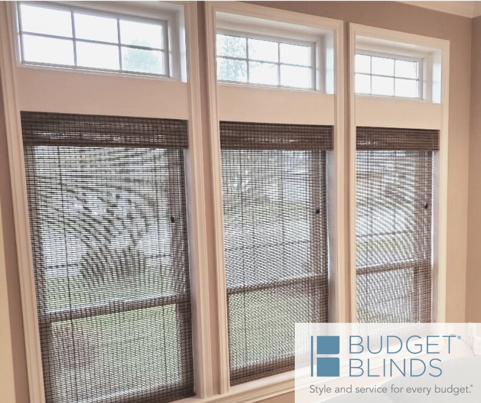 The unique stylings of Woven Wood Shades by Budget Blinds of New Westminster, Surrey & East Vancouve Budget Blinds of New Westminster & Surrey Port Coquitlam (604)359-9655