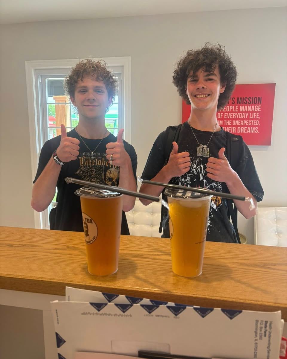 We had so much fun participating in Mr. Tea LLC's Hidden Tea in the City search. These two young men found the tea within minutes of it being posted. We love joining in on community events and seeing everyone get involved. Stop by for some tea and an insurance quote while supporting two local businesses!