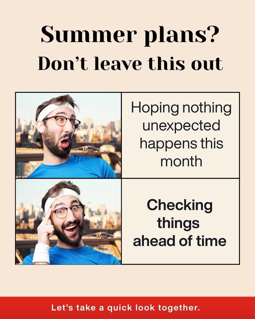 Summer is here, bringing road trips, backyard gatherings, vacations, and time with family and friends. As you make memories this season, our team is here to help you stay prepared for whatever comes your way. Wishing everyone a safe, fun, and relaxing summer.