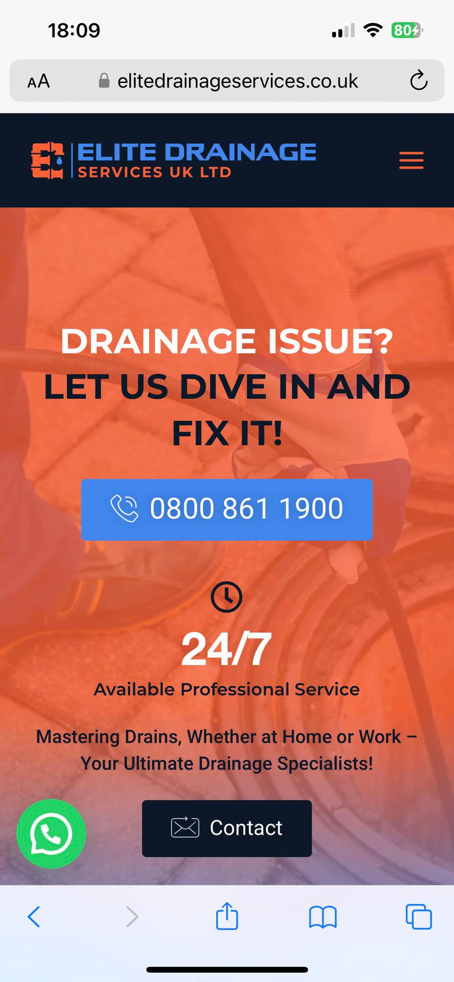 Images Elite Drainage Services UK Ltd