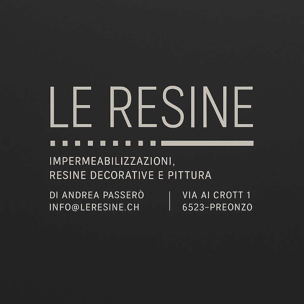 LE RESINE | Impermeabilizzazioni - Resine decorative - Pittura Logo