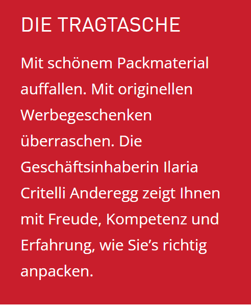 Bilder Die Tragtasche AG by zhp