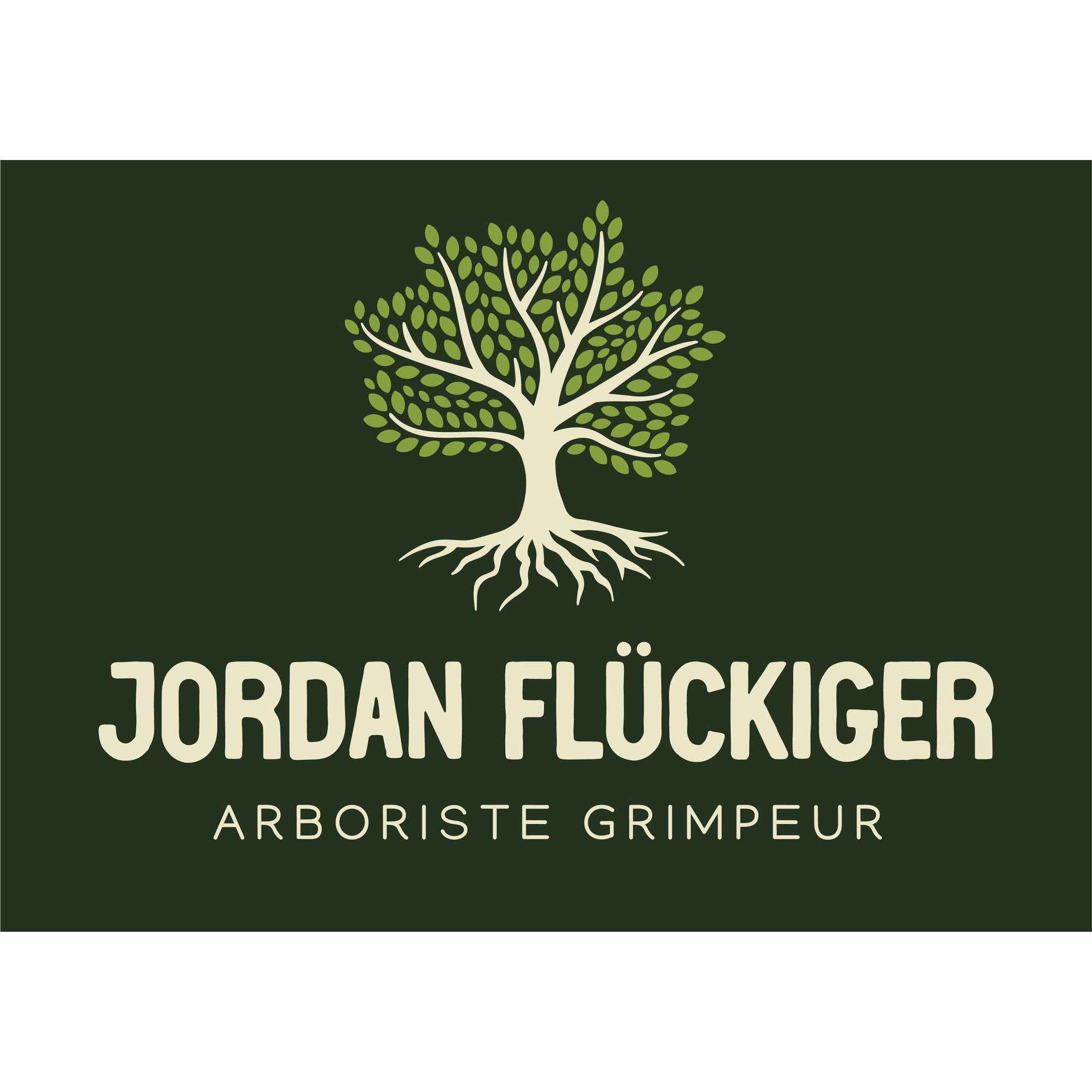 Jordan Flückiger Arboriste Grimpeur Logo