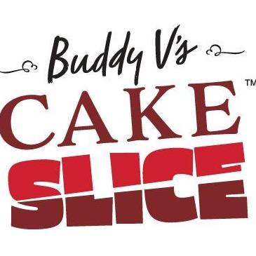 Buddy V's Cake Slice Logo