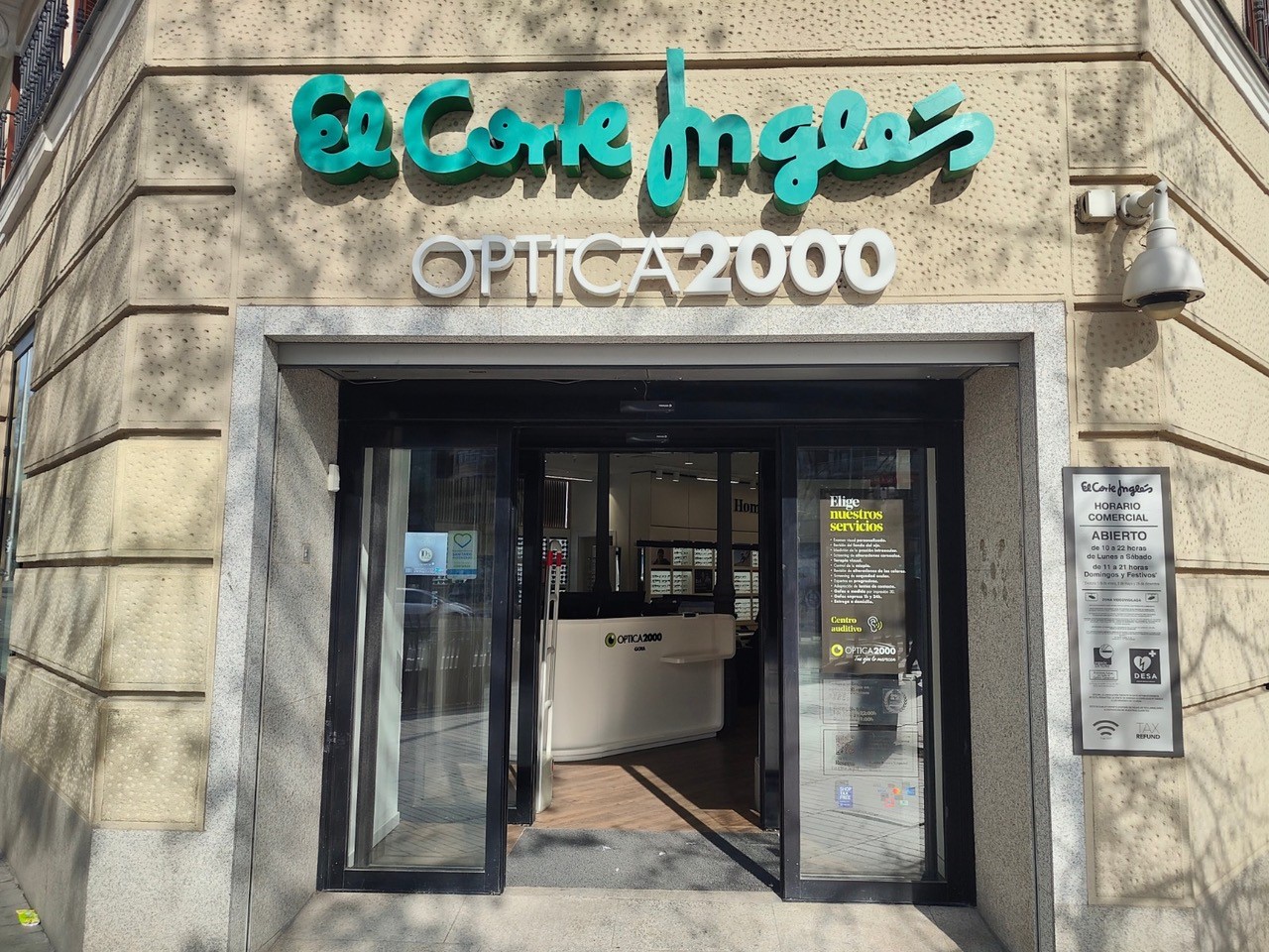 Images Optica2000 El Corte Inglés Goya