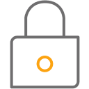 Closed padlock icon.