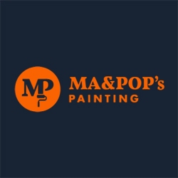 Ma &amp; Pop's Painting Logo