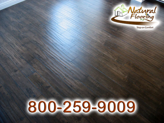 Smoked Almond Distressed Laminate Floor