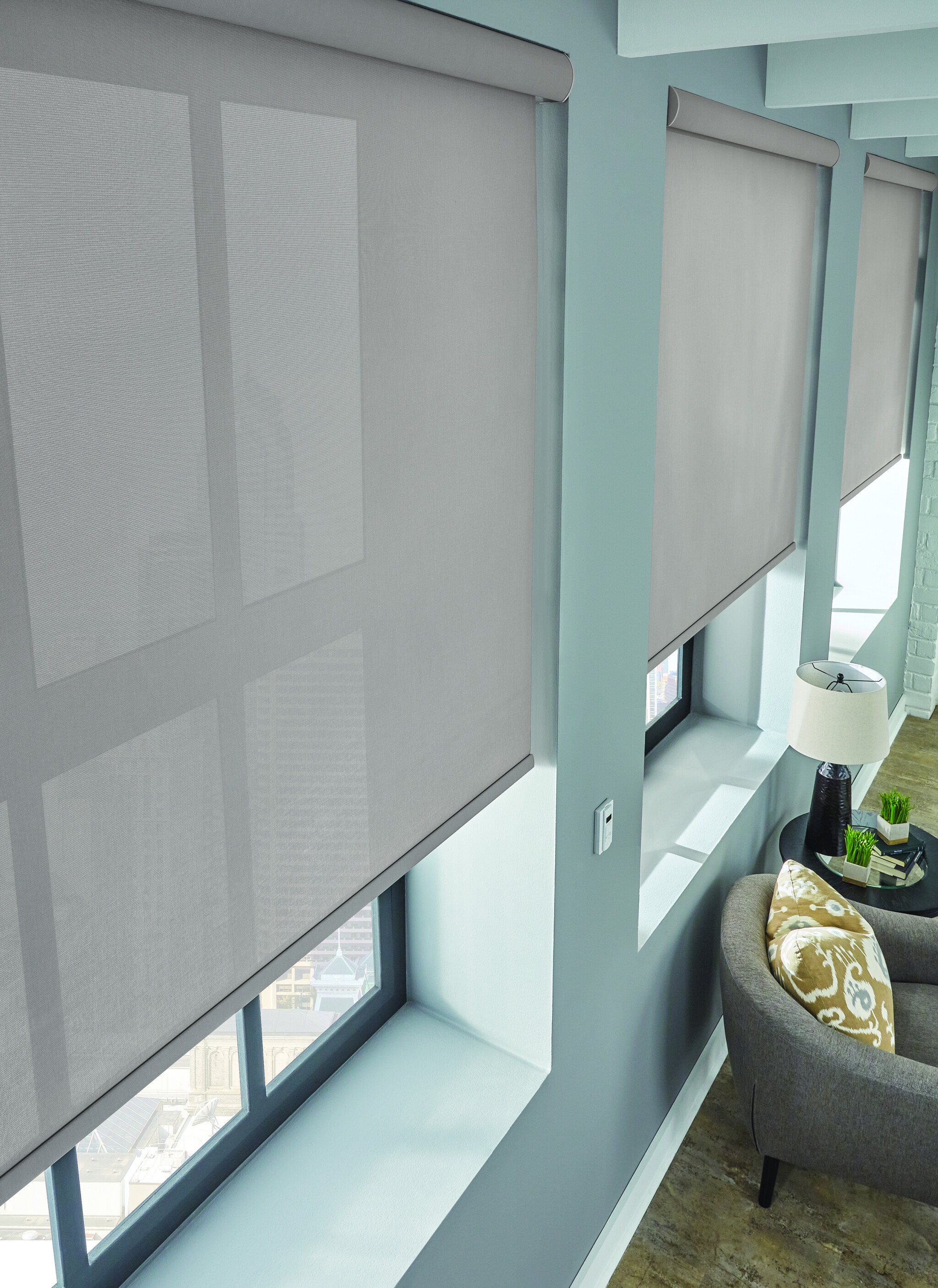 Solar shades not only exude modern elegance but also efficiently filter sunlight, creating a serene ambiance in any space. Their sleek design seamlessly integrates with any decor, while their functionality elevates both style and comfort effortlessly.