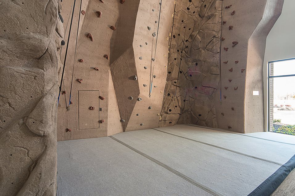 Multi-story climbing wall