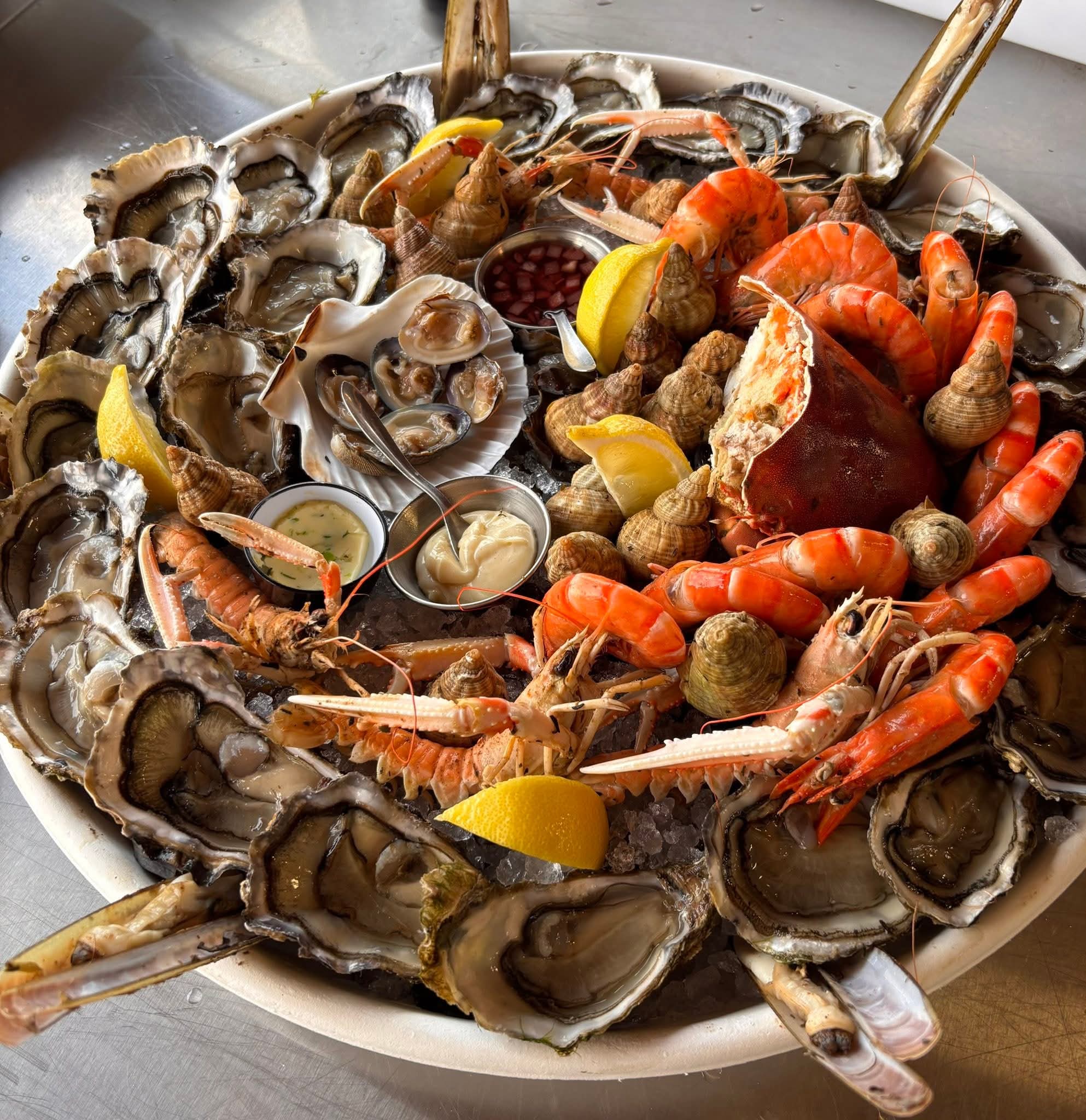 Plateau de fruits de mer Plateau de fruits de mer