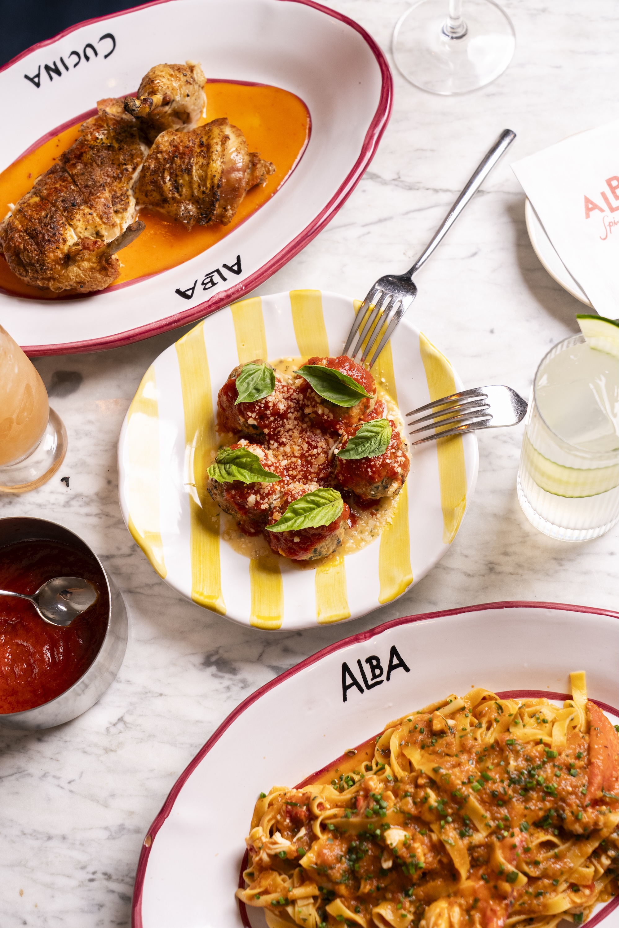 Waterfront Italian dining at Alba Spiaggia in Montauk.