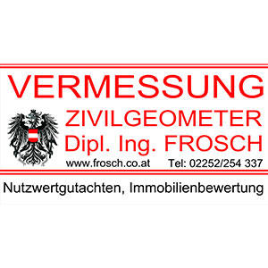 Zivilgeometer Frosch - Dipl. Ing. Helmut Frosch Logo