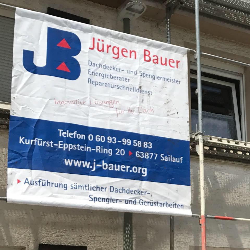 Dachdecker Jürgen Bauer