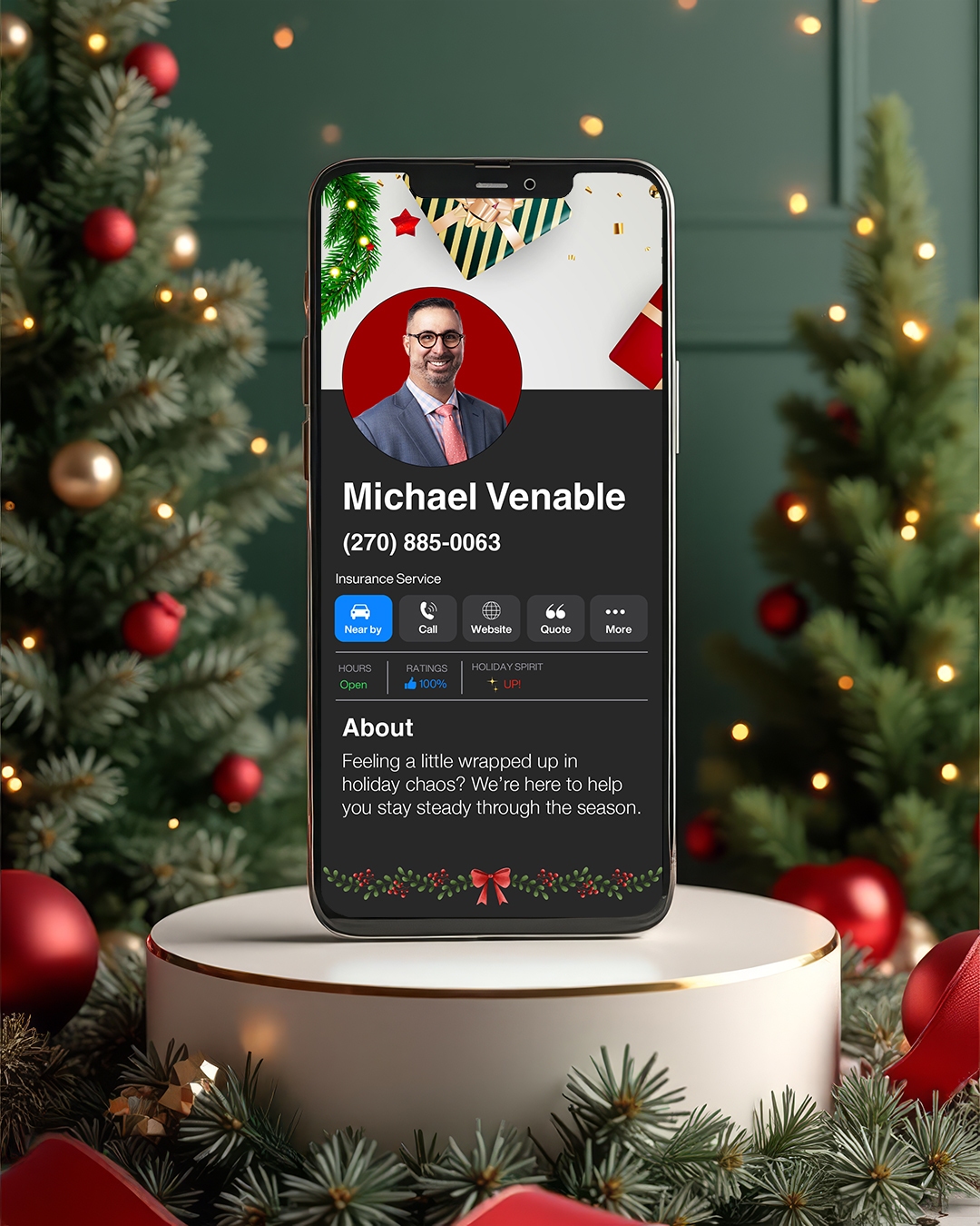 The holidays get busy, but your coverage shouldn&rsquo;t. Whether you&rsquo;re running errands or wrapping gifts, we&rsquo;re here to keep things easy. Cheers to a season of comfort, clarity, and cheer!