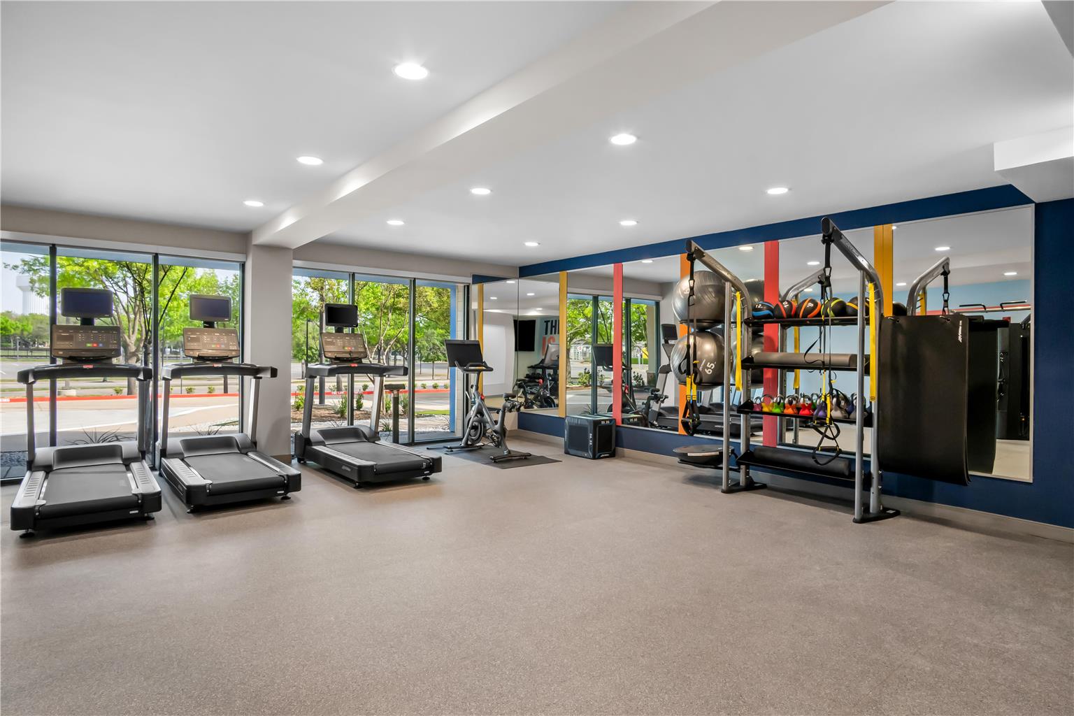 Health club fitness center gym