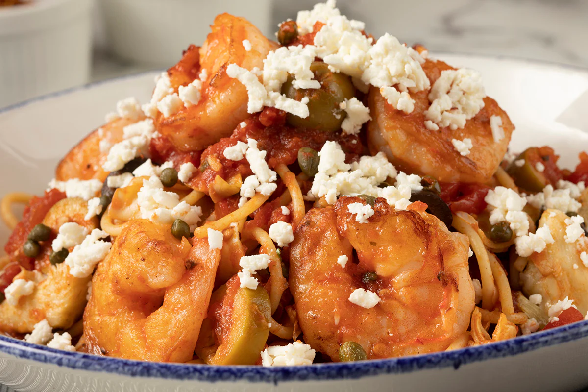 Sicilian Shrimp Spaghetti - PASTA TRADIZIONALE