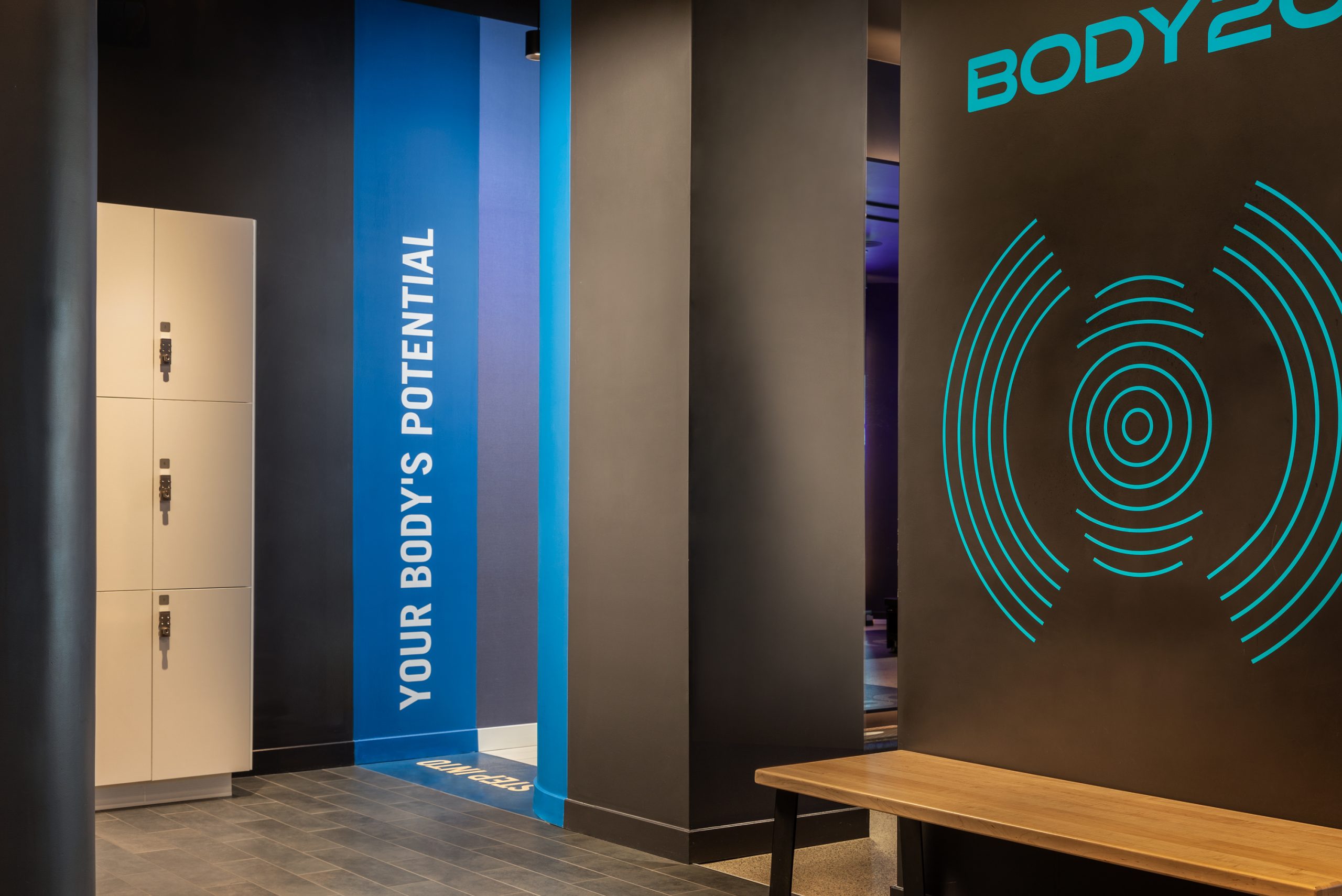 Mappco worked with r4 Architects to build this boutique gym for Body 20 in Fort Collins.