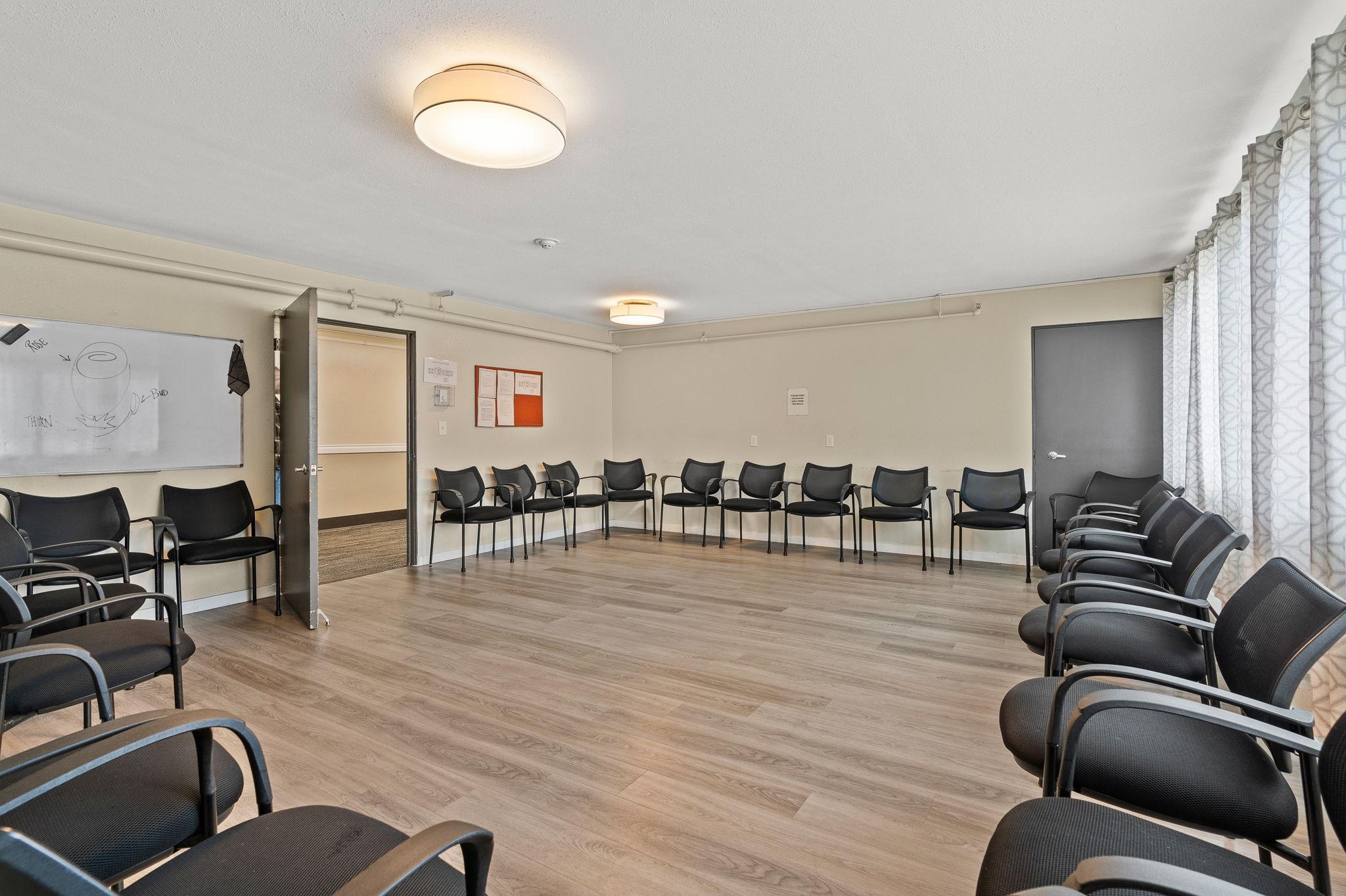 Group Treatment Space at Discover Recovery Long Beach