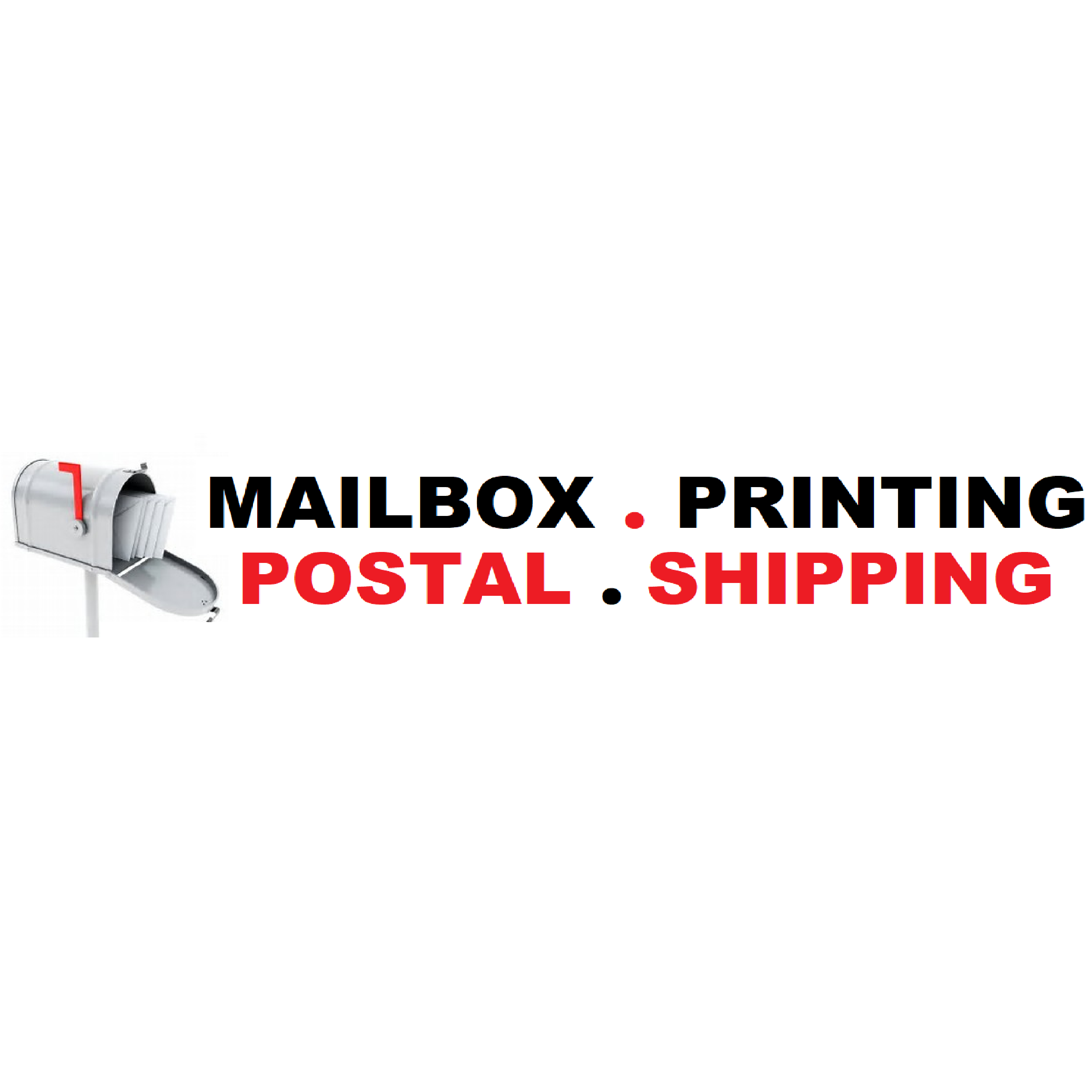Mailbox Printing Postal Shipping Logo