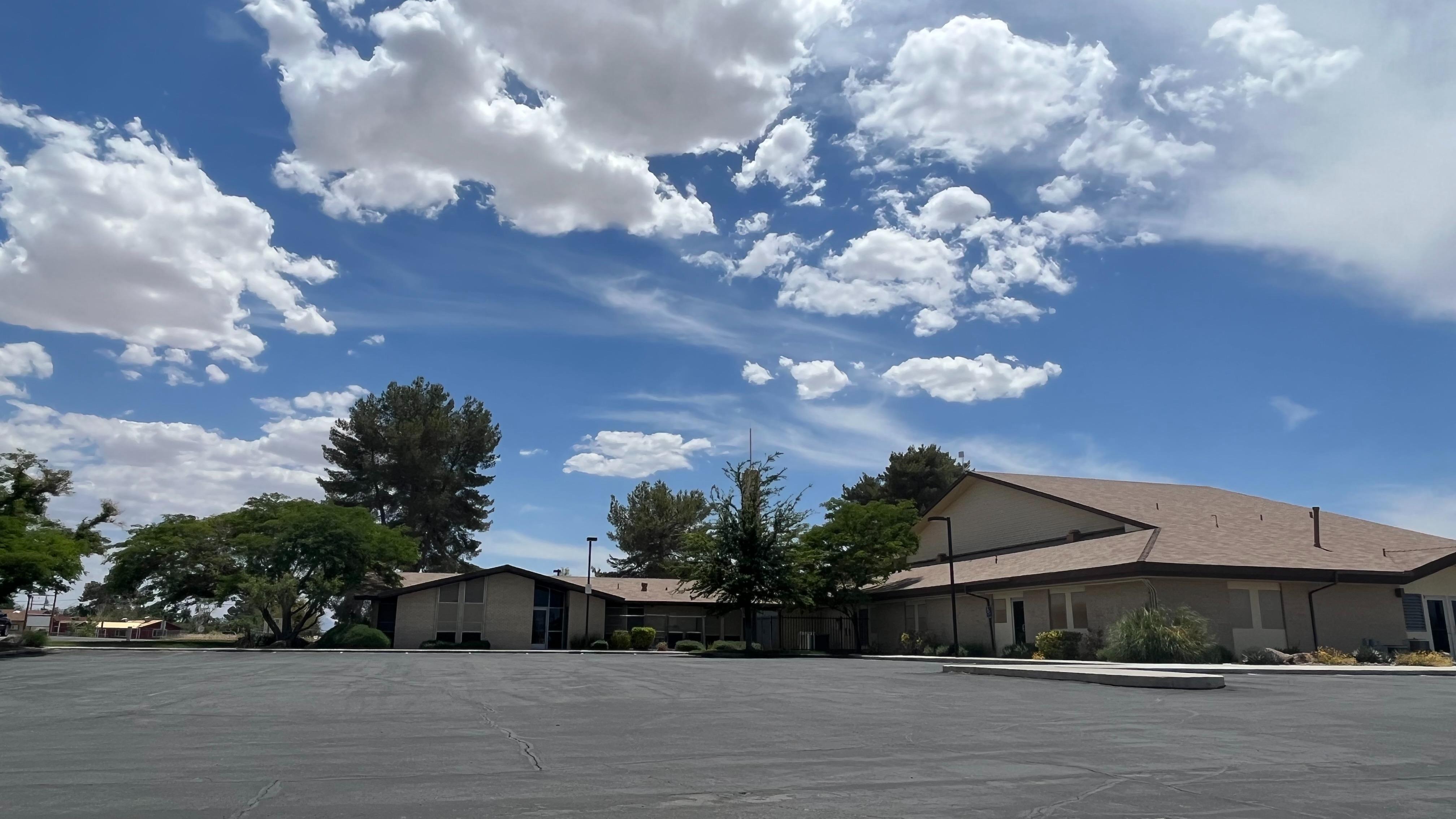 Wilson Building of the Church of Jesus Christ of Latter-day Saints located at 921 East Wilson Road in Pahrump, Nevada.