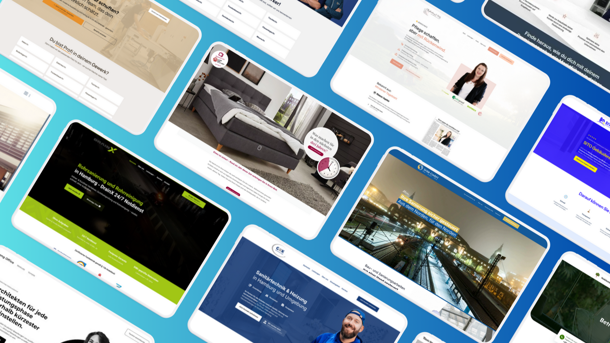 Bilder webseita Webdesign