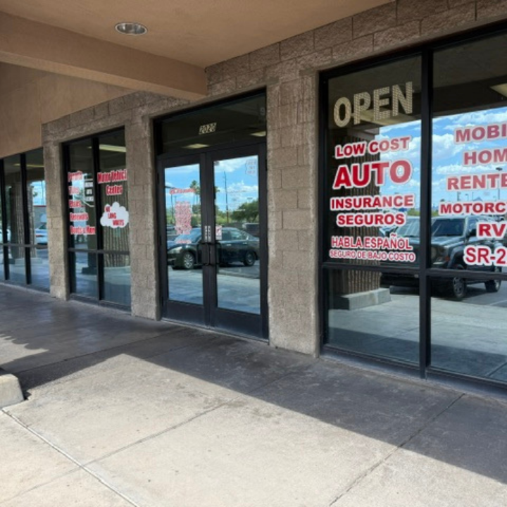 Exterior of the L.A. Insurance located at 2020 East Irvington Rd. in AZ